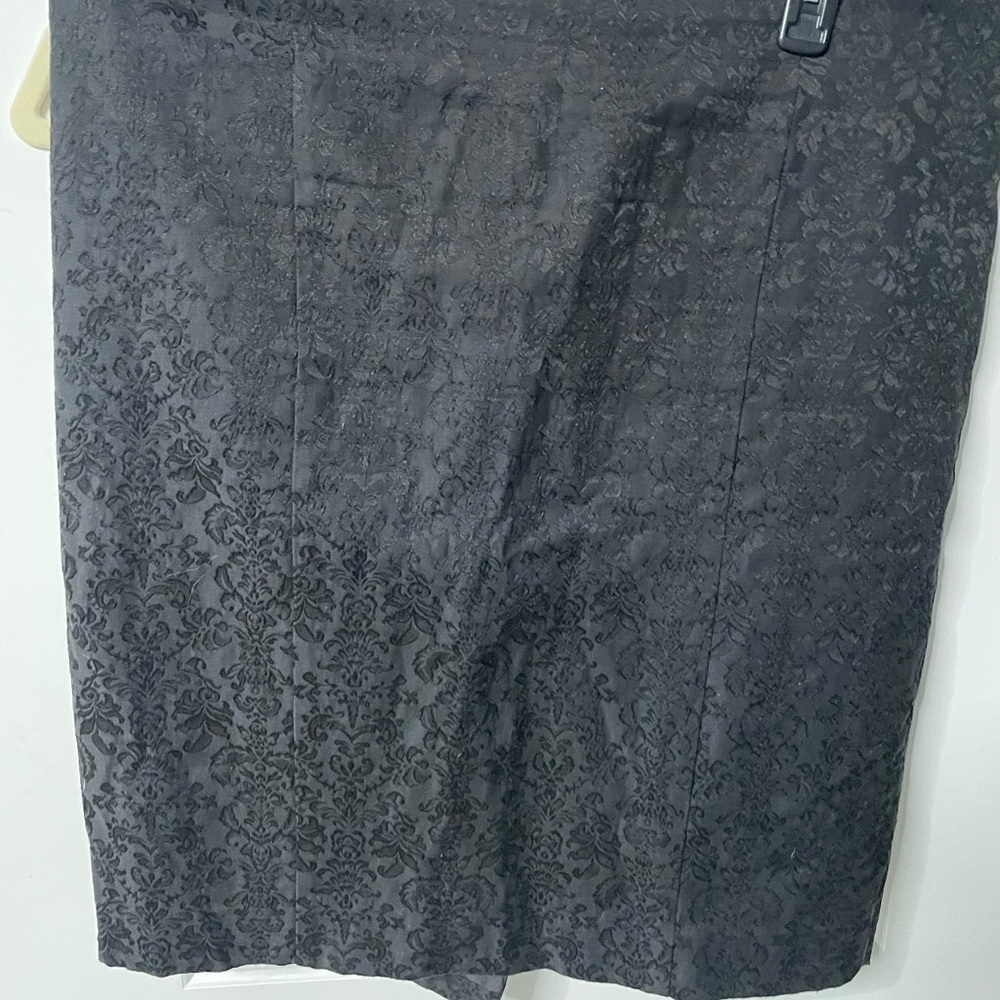 Mossimo Supply Co. Charcoal Lace Pencil Skirt
